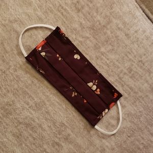 3/$10 Red Floral mask +free with purchase